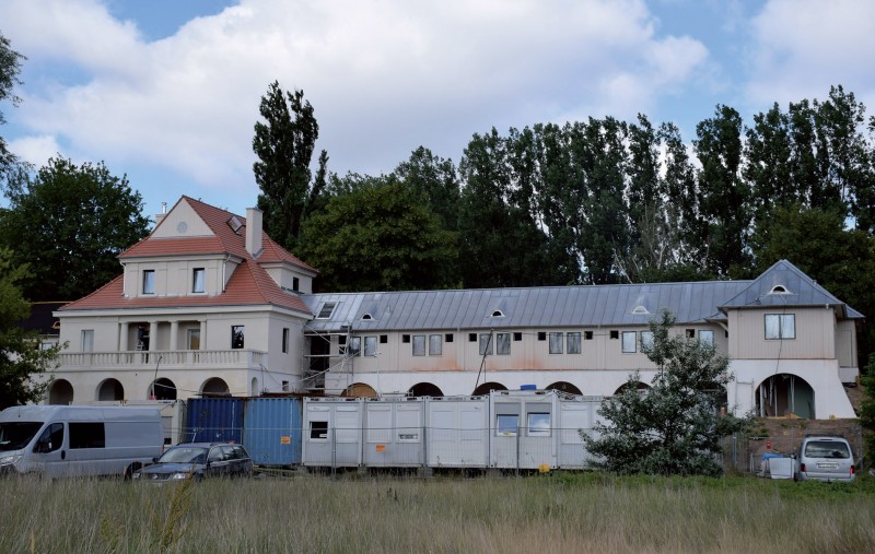 Remontowany budynek
Łazienek Rzecznych
w Poznaniu
