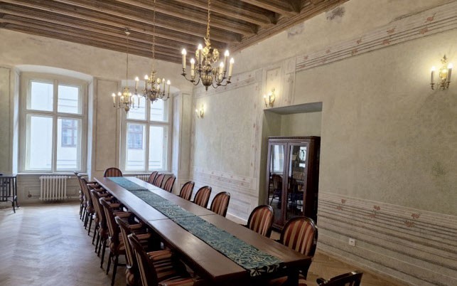 Sala Plenarna. Stan zachowania po aranżacji konserwatorskiej