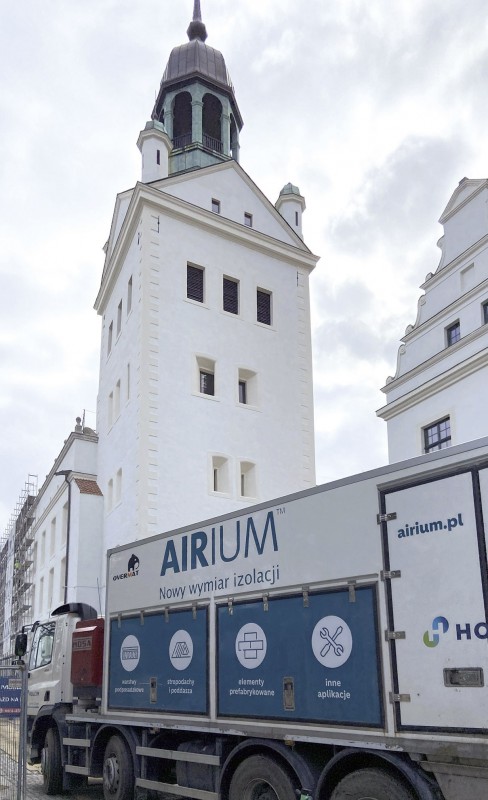Airium Truck podczas realizacji w Szczecinie