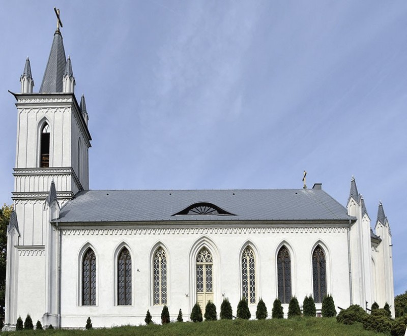Elewacja kościoła pw. św. Andrzeja w Krośnie Odrzańskim. Fot. P. Celecka
