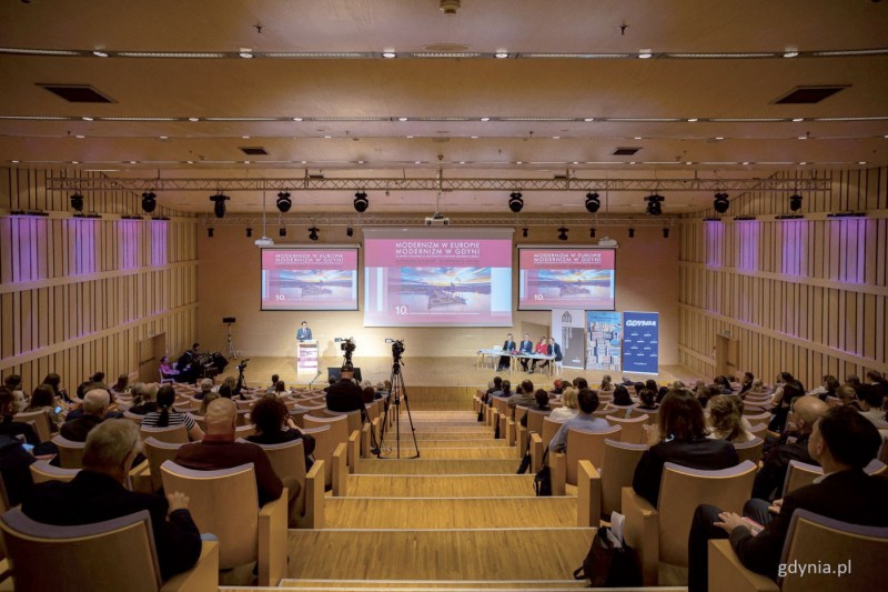 Widok sali obrad – Centrum Konferencyjne PPNT. Fot. K. Złoch